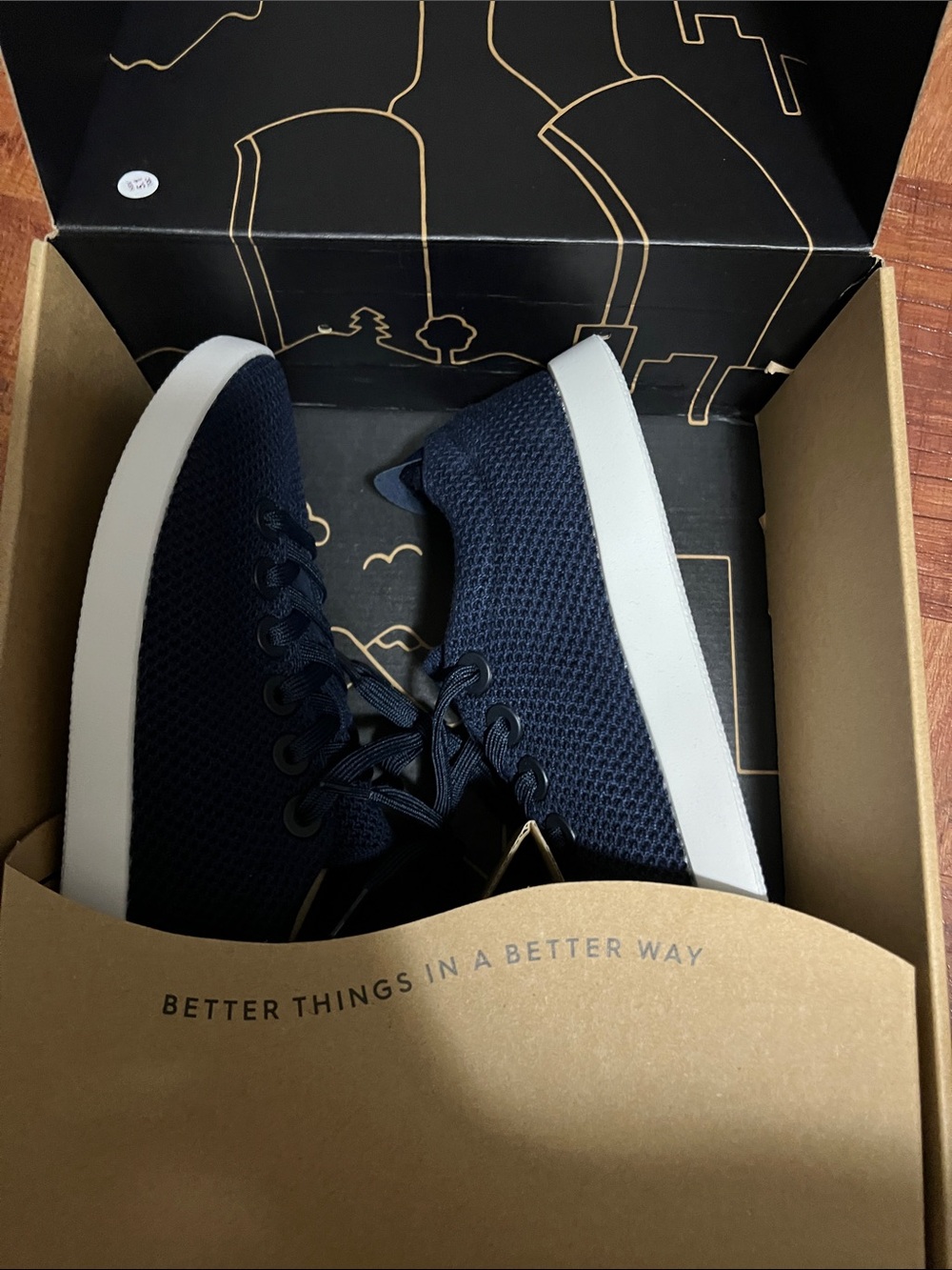 Allbirds Tree Pipers , Moonrise women’s 10 navy blue - Picture 4 of 13